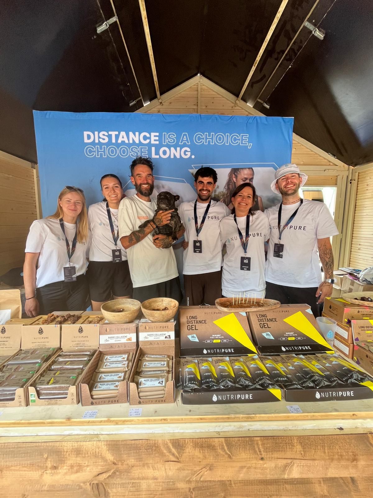 Nutripure au sommet de l'UTMB